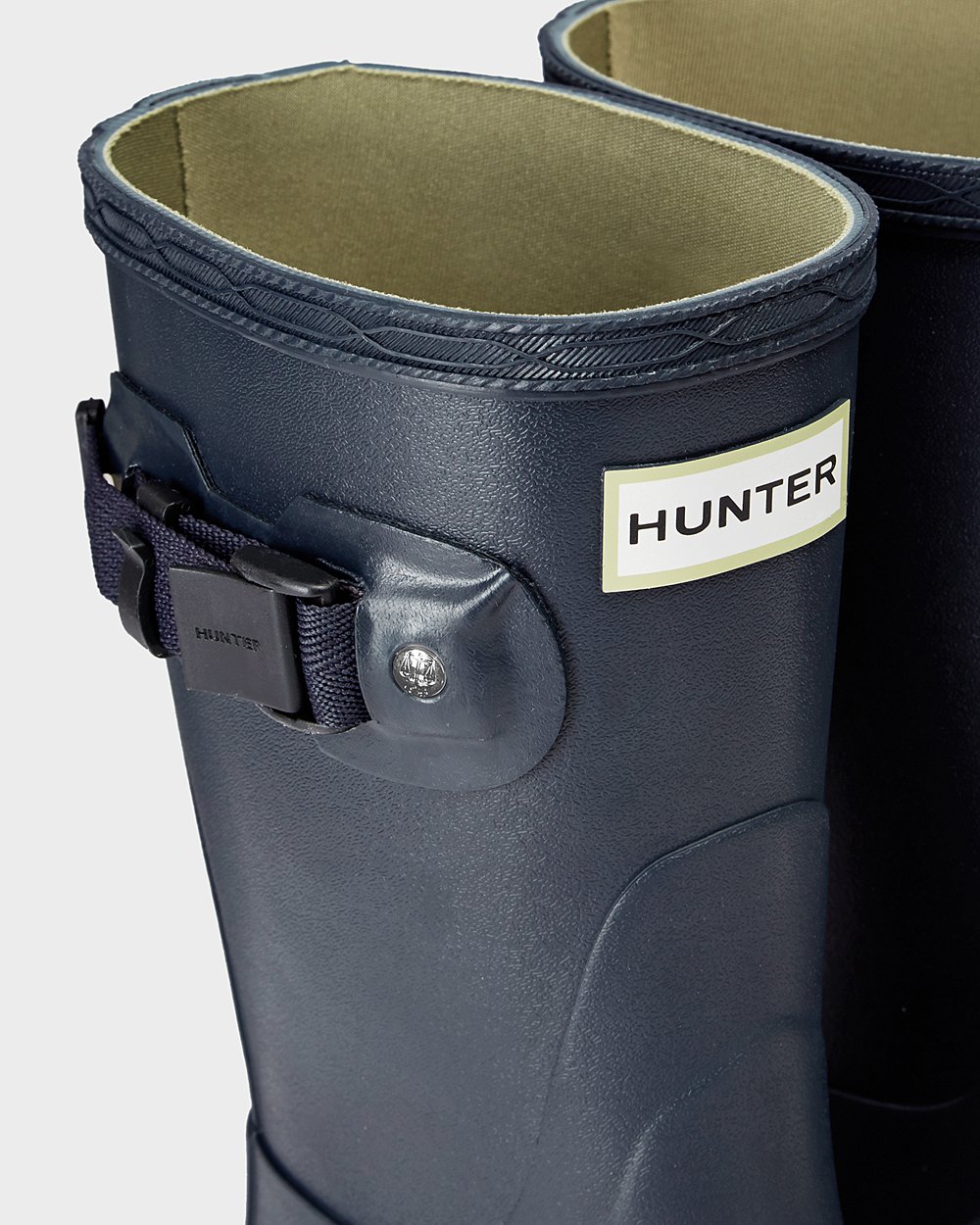 Womens Hunter Short Rain Boots Navy - Norris Field - 2601978-MZ